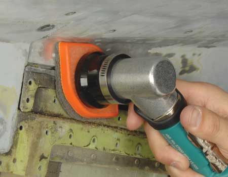 Dynabrade Right-Angle Die Grinder Aerospace Industry