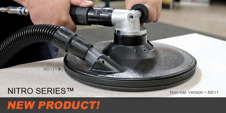 New                                                Dynabrade 11 in. Dia. Random Orbital Sander - NS11V