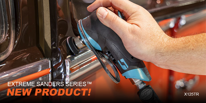 New Dynabrade X125TR Mini-Dynorbital Random Orbital Sander