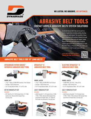 Dynabrade Abrasive Belt Tools Brochure