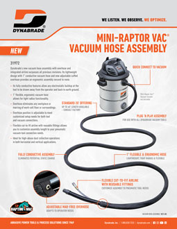  31972 Dynabrade Vacuum Hose Assembly