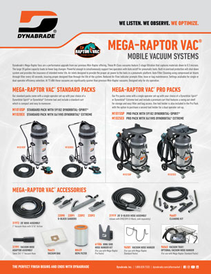 Dynabrade Mega-Raptor Vac Brochure