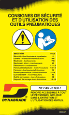 Brochure Directives de sécurité Dynabrade Français